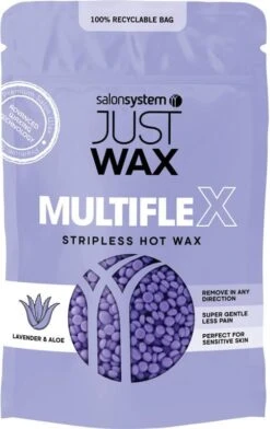 Salon System Just Wax Multiflex Hot Wax Beads, Lavender & Aloe 700g