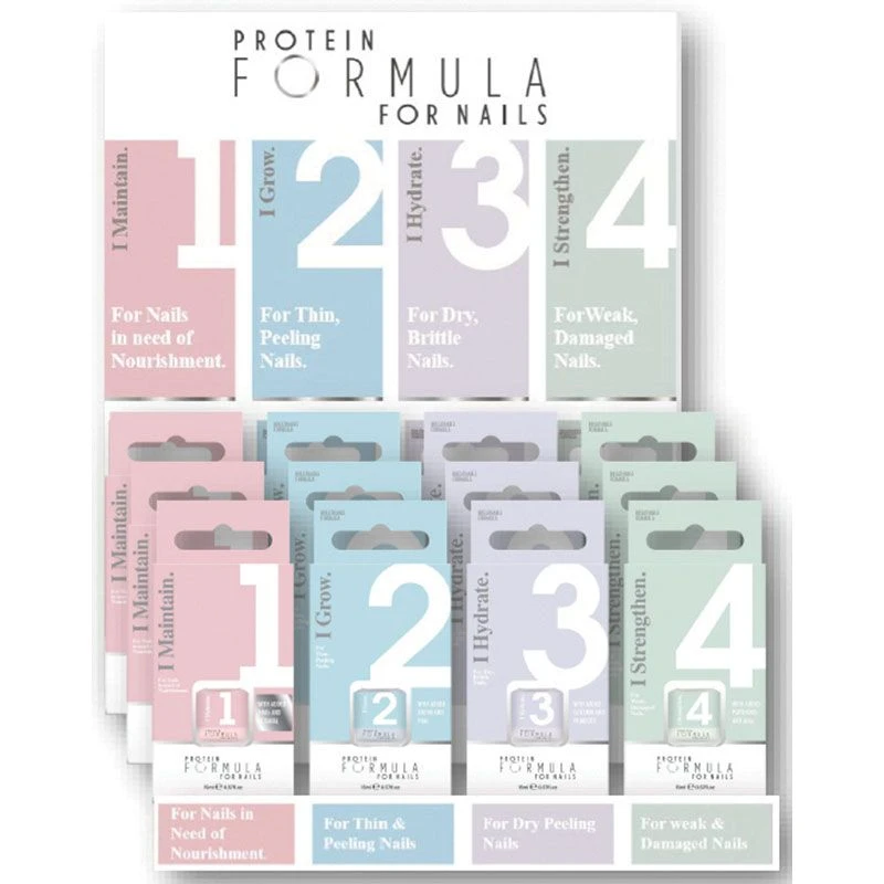 Protein Formula For Nails Retail Display Stand