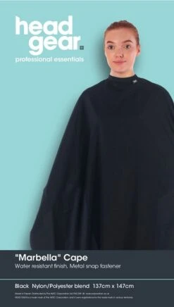 Head Gear Marbella Ladies Cape, Black