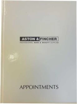 A+F White Appoinment Book, 6 Column