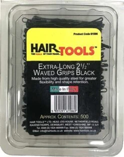 Hair Tools Waved Grips, Black 2.5" (500)