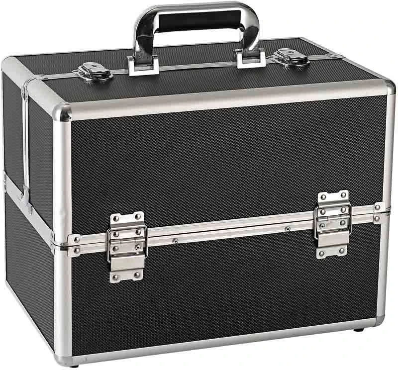 Hair & Beauty Case Black Mesh, Medium