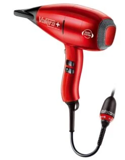 Valera Swiss Silent 9500 Ionic Rotocord Hairdryer, Red
