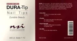 NSI Dura Tips Ultra Deep, Size 1-10 (300)