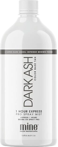 Minetan Dark Ash 1 Hour Pro Spray Tan Mist 1 Litre
