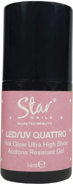 Star Nails LED/UV Quattro, Pink Glow 14ml