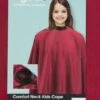 Head Gear Kids Cape With Comfort Neck, Red