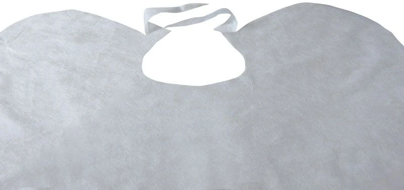 A+F Pro Disposable Make-up Capes, White (300)