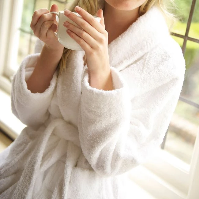 BC Softwear Sumptuous Bath Robe, White Small