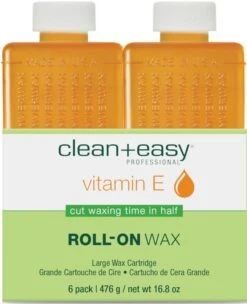 Clean+Easy Vitamin E Wax Refills, Large (6)
