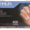 Millennium Nails White Competition Tips, Assorted (400)