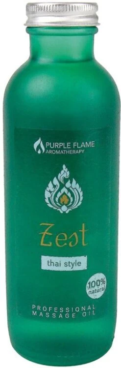 Purple Flame Thai Style Massage Oil, Zest 250ml