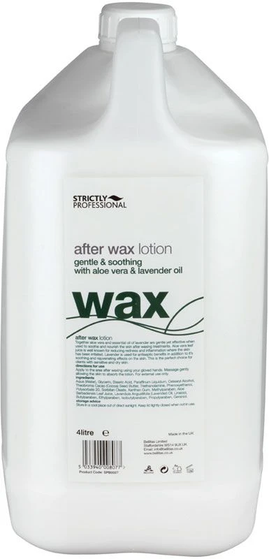 Strictly Professional After Wax Lotion With Tea Tree 4 Litre