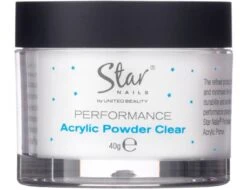 Star Nails Performance Acrylic Powder, Clear 40g