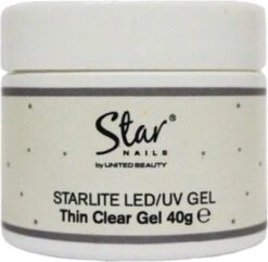 Star Nails Starlite Thin Gel LED/UV, Clear 40g